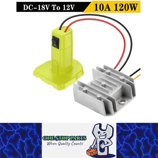 1x 18V to 12V Step Down Converter for Ryobi 18V Battery Adapter Power Wheel DIY