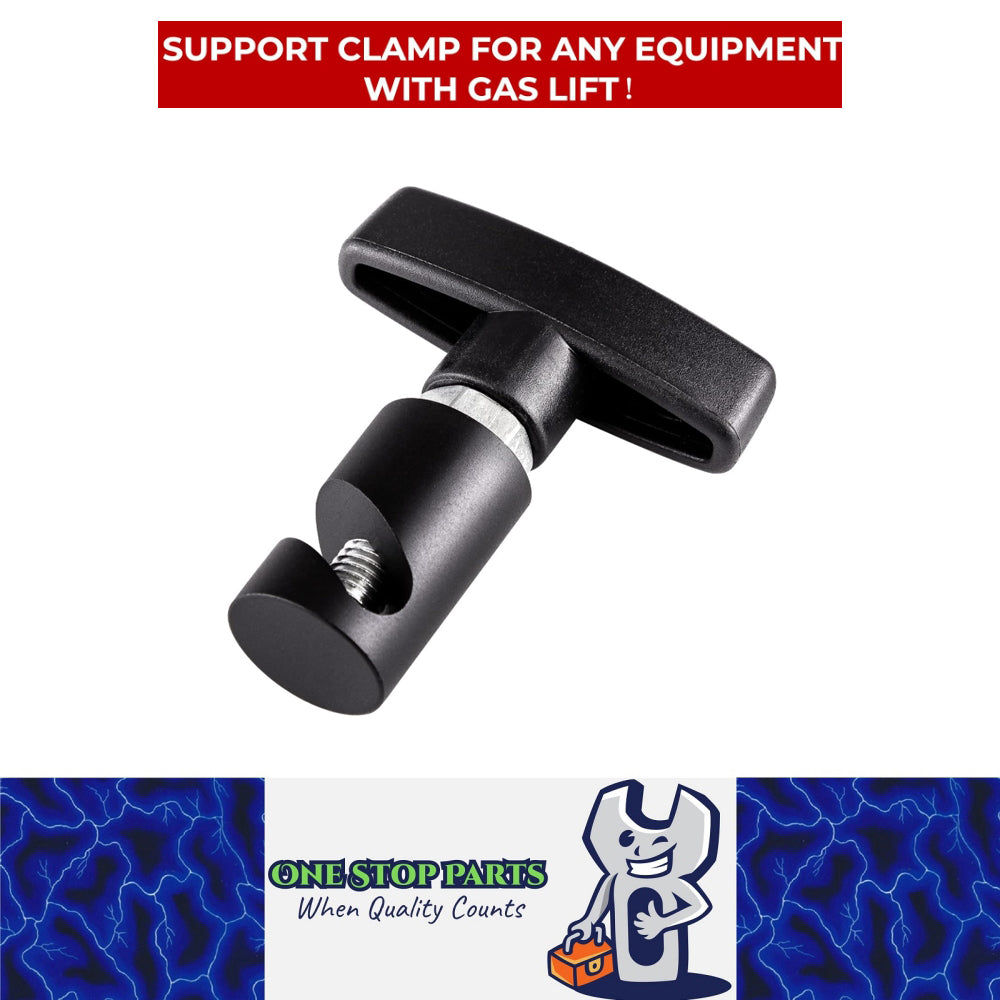 Black Car Hood Strut Retaining Clip 10mm Lift Support Clamp Prop Trunk Tailgate