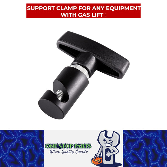 Black Car Hood Strut Retaining Clip 10mm Lift Support Clamp Prop Trunk Tailgate