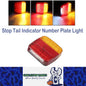 1x 12V LED Trailer Light Stop Tail Indicator Number Plate Light Combo Truck Lamp