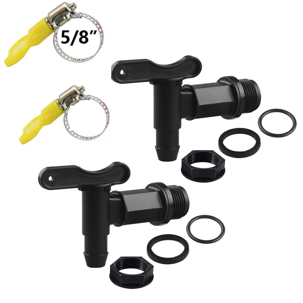 3/4" IBC Drum Tap Faucet NPT Adapter Valve for Water Tank Garden Hose Brew