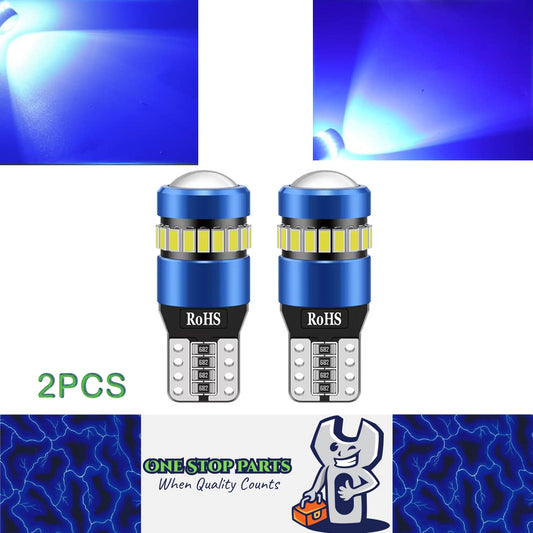 2pcs T10 Blue 19SMD Canbus LED Bulbs Super Bright 194 W5W T10 LED Globes
