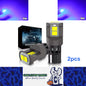 2pcs T10 Blue Ultra Bright 6SMD 3080 Canbus LED Bulbs 194 W5W T10 LED Globes