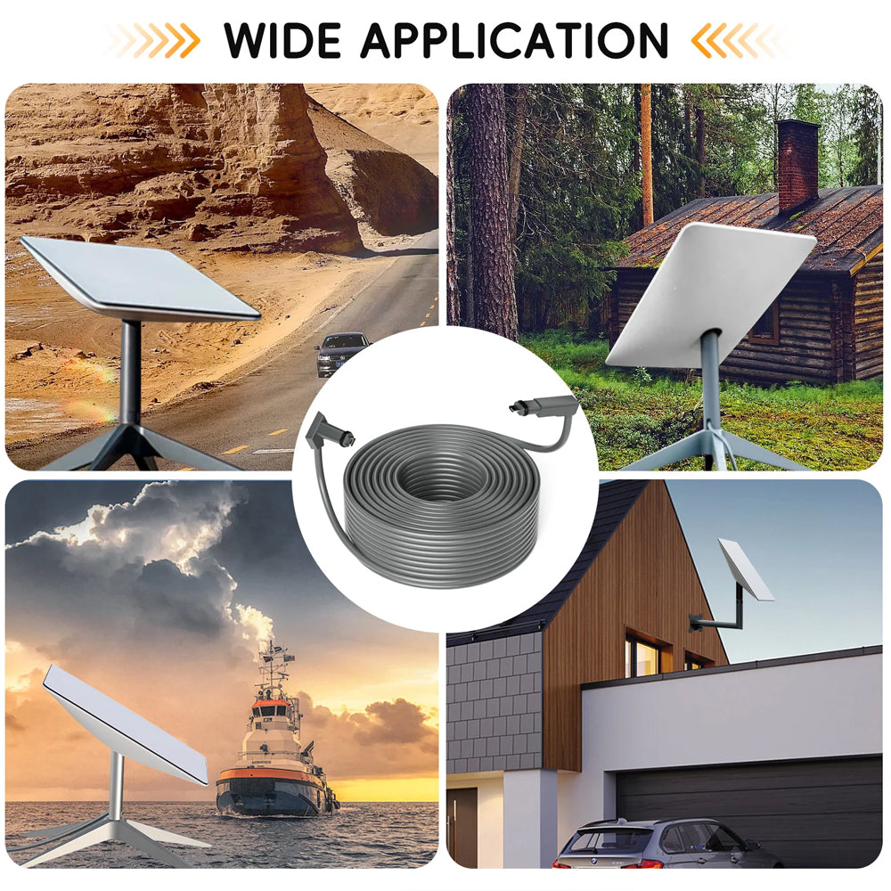 2M Starlink Gen2 Cable Replacement Cable Extension Cable for Starlink V2 Gen2