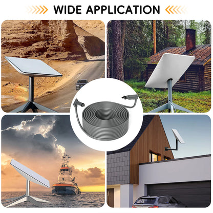 23M Starlink Gen2 Cable Replacement Cable Extension Cable for Starlink V2 Gen2