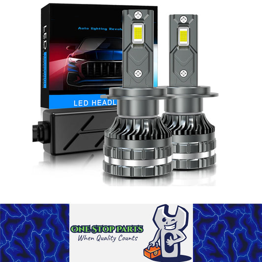 2 x H3 LED Globes 12V 6500K 60W Super Bright H3 LED Headlight Bulbs H3 Fog Light