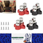 2 Pairs M8 Dual Terminal Block Stud 12-48V 80A Junction Power Distribution Block