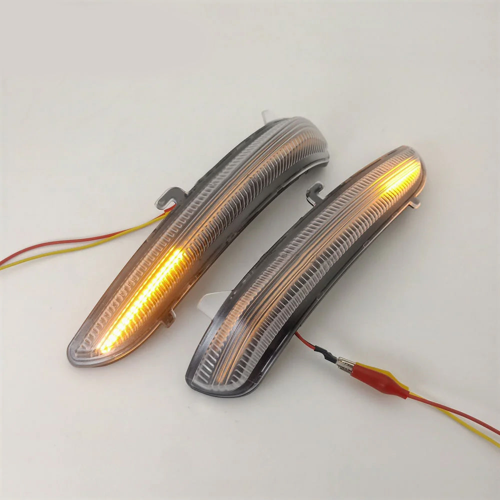2x Dynamic Turn Signal Led Rearview Mirror Light for Peugeot 2008 208 Citroen C3