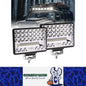 2 x 144W LED Work Light 152x107mm 12-24V 6000K Spot Flood Beam Combo Work Light