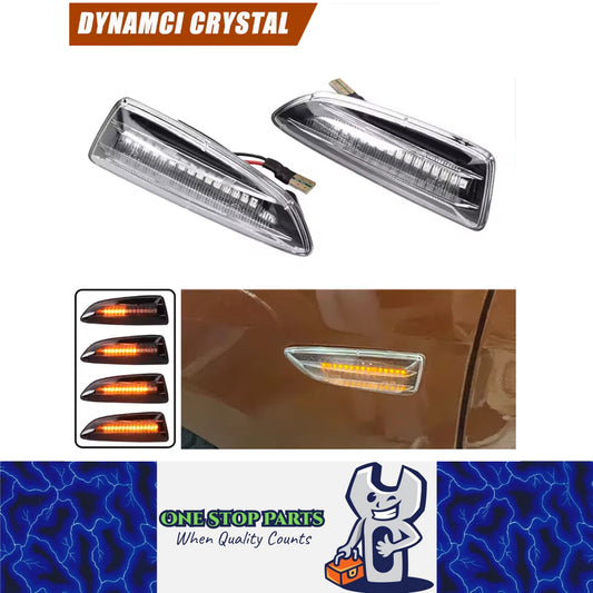 2 x Dynamic LED Side Marker Light Signal Lamp for Opel Astra J K Insignia Zafira