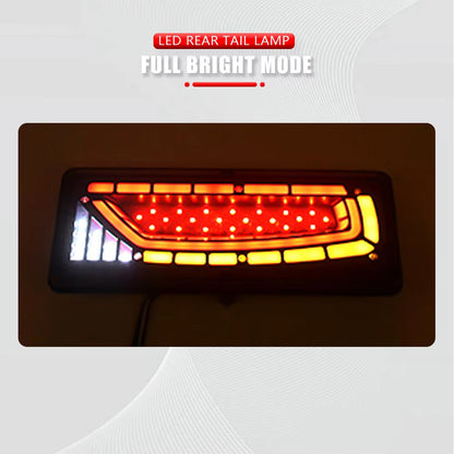 2 x Dynamic LED Truck Lights 12V-24V Stop Tail Indicator Lamps for Trailer Lorry