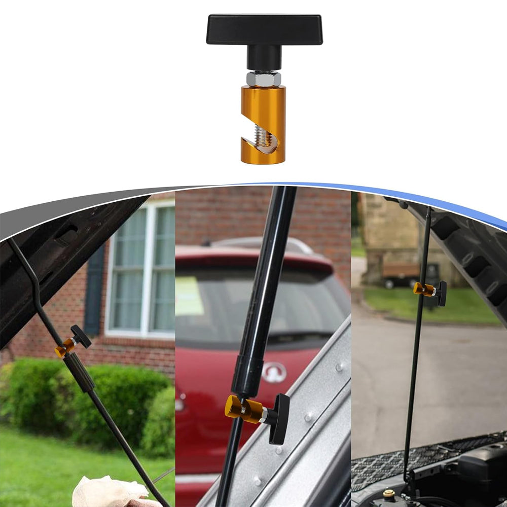 Gold Car Hood Strut Retaining Clip 10mm Lift Support Clamp Prop Trunk Tailgate