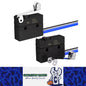 2 x Micro Limit Switch with Roller Lever 6A 12V SPDT 3 Pin PreWired Micro Switch