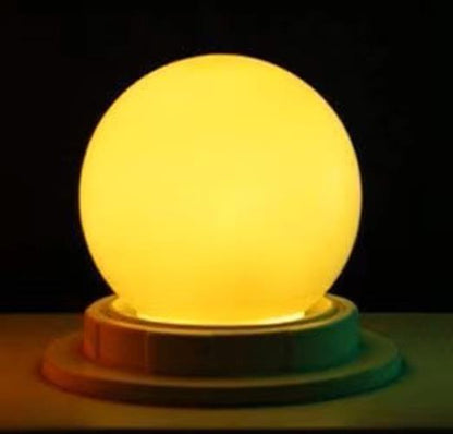 Yellow 12V E27 1W LED Bubble Globe Frosted Lens LED Bulb ideal for sign