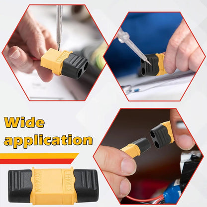 20 Pairs XT60H Bullet Connectors Male Female Plugs for RC Lipo Battery RC Plane