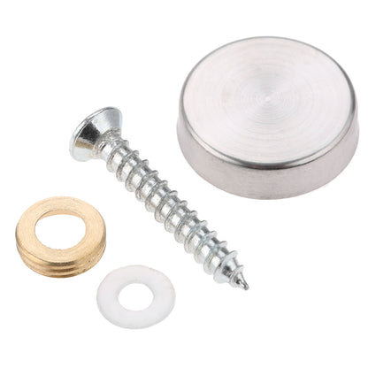 20 x Stainless 16mm screw cap Fixings Screw Covers 20pcs Silver Caps