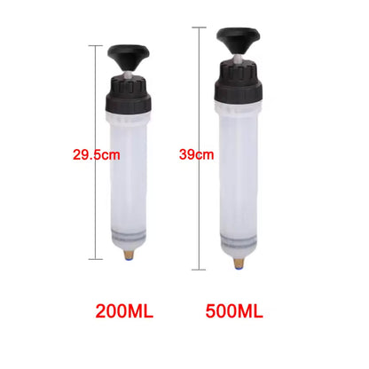 500ml Car Oil Fluid Extractor Pump Manual Brake Fluid Syringe Extractor Pump