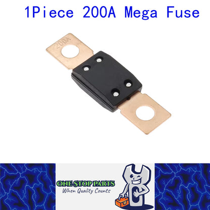 1 x 200A Mega Fuse ANM 200Amp Fuse 68mmx16mm (Hole centres 51mm) 1pc