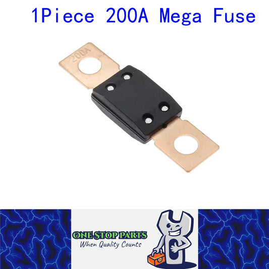 1 x 200A Mega Fuse ANM 200Amp Fuse 68mmx16mm (Hole centres 51mm) 1pc