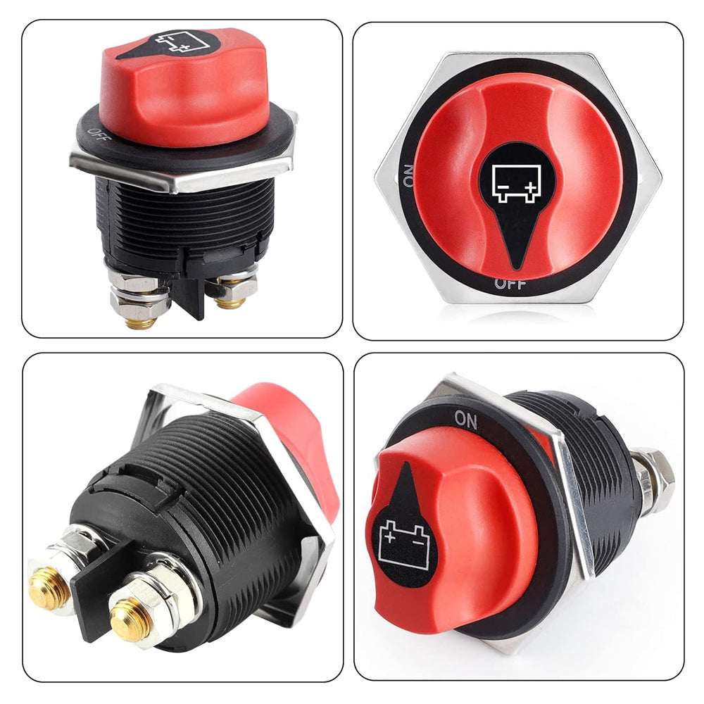 12V-24V 200Amp Heavy Duty Isolator Switch 35mm for Cars Boats 4wd Truck Caravan