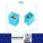 1 x 20Amp Light Blue Mini Slow Blow Fuse Block 10mmx12mm x 16mm High 20A Fuse