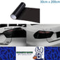 Matte Black PVC Tint Film Wrap for Headlights and Tail Lamps 30cm x 200cm film