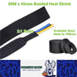 20M x 45mm 2:1 Black Heat Shrink Braided Sleeve Shrink 45mm to 22.5mm Sleeve