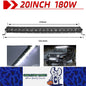 Curved LED Light Bar 526mm 180W Flood Beam Spot Beam Combo LED Work Light Bar