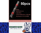 50pcs Waterproof Heat shrink Wire Connector Solder Insulated Join (Red suit 1mm)