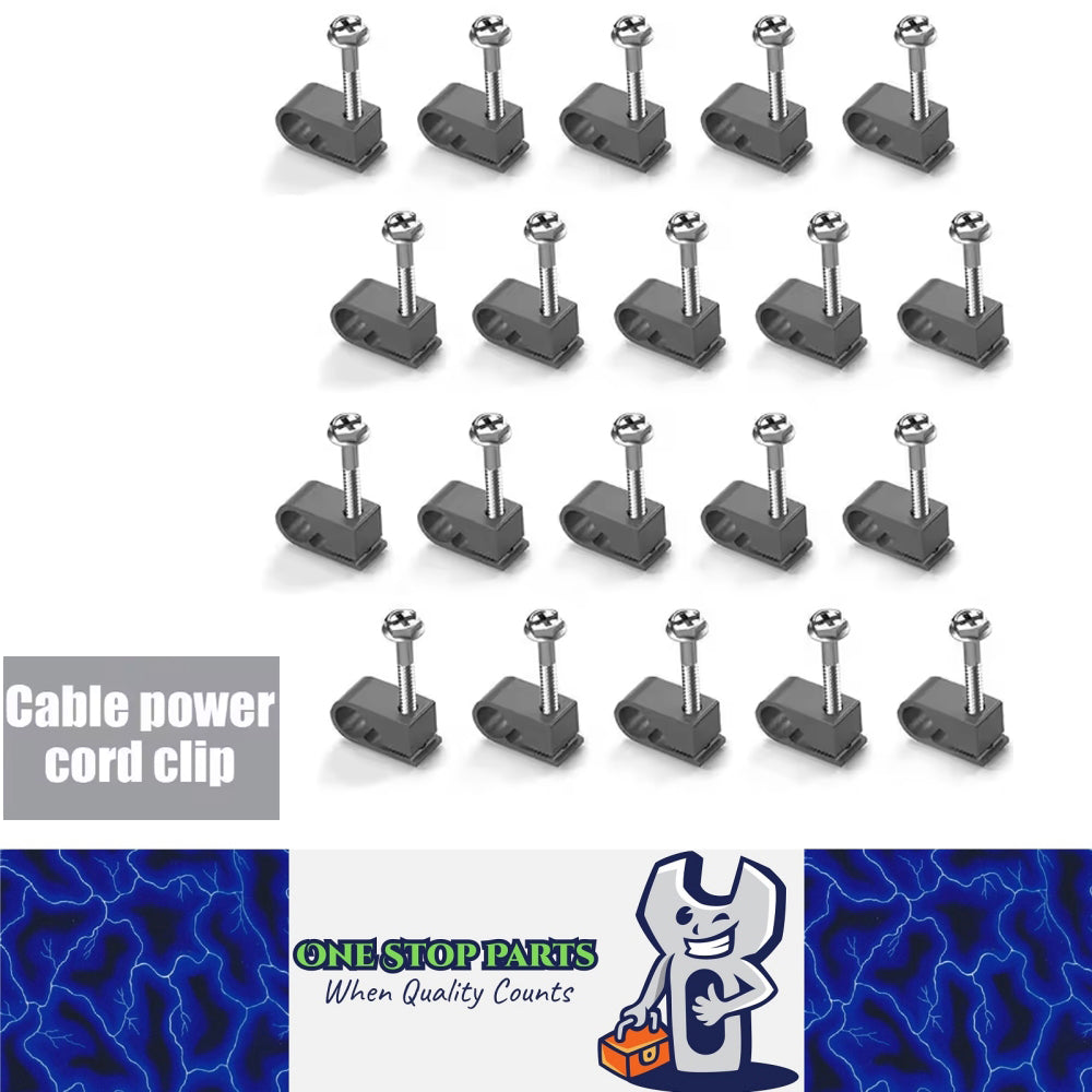 20pcs Starlink Cable Clips Starlink Cable Routing Kit Clamps + Screws Wire Clips