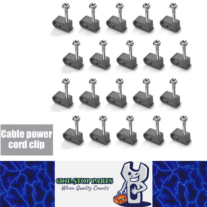 20pcs Starlink Cable Clips Starlink Cable Routing Kit Clamps + Screws Wire Clips