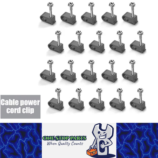 20pcs Starlink Cable Clips Starlink Cable Routing Kit Clamps + Screws Wire Clips