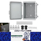 Waterproof Outdoor Electrical Box 220x170x110MM Plastic Junction Enclosure Box