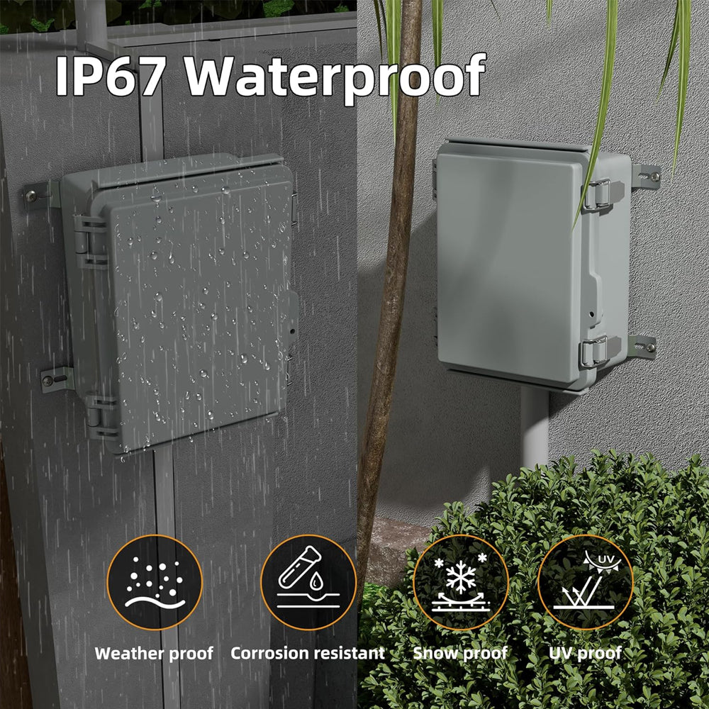 Waterproof Outdoor Electrical Box 220x170x110MM Plastic Junction Enclosure Box