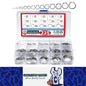 225pcs Stainless Steel External Snap Rings Circlip C-Clip Assortment Kit M3-M25