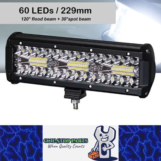 1pc LED Light Bar 60LEDs 229mm Flood Beam Spot Beam Combine LED Work Light Bar