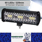 1pc LED Light Bar 60LEDs 229mm Flood Beam Spot Beam Combine LED Work Light Bar