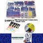 14 Sets 1/2/3/4/5/6 Pin AMP Waterproof Connectors Plugs with 22pcs Blade Fuses