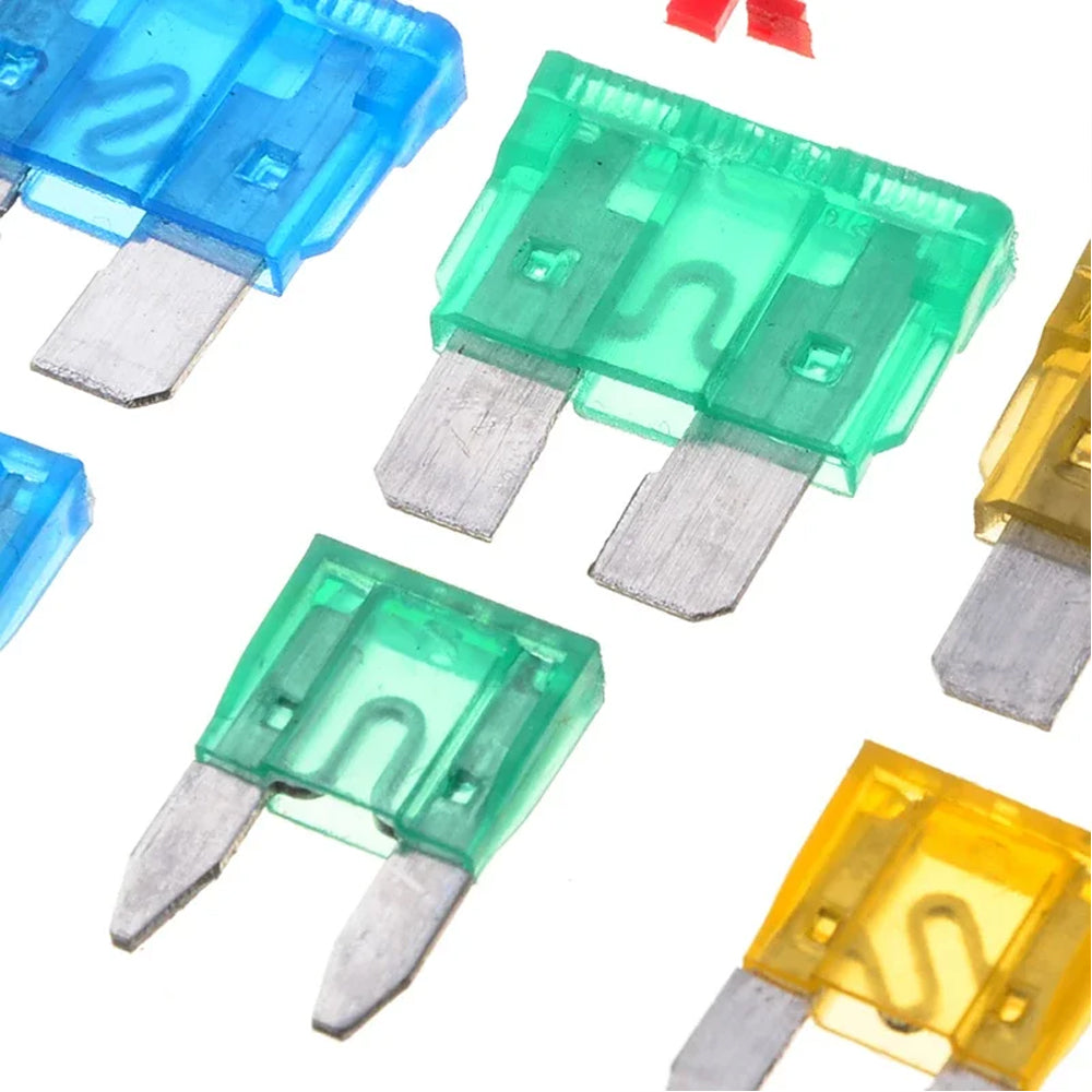 14 Sets 1/2/3/4/5/6 Pin AMP Waterproof Connectors Plugs with 22pcs Blade Fuses