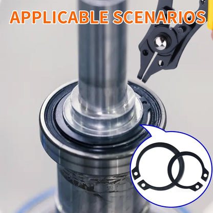 250pcs C Clips External Circlip Snap Ring Steel Shaft Retainig for Axles Shafts