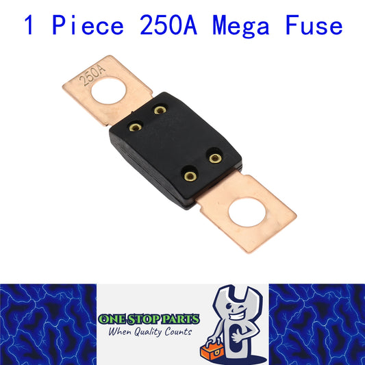 1 x 250A Mega Fuse ANM 250Amp Fuse 68mmx16mm (Hole centres 51mm) 1pc