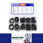 250pcs C Clips Internal Circlip Snap Ring Steel Shaft Retainig for Axles Shafts