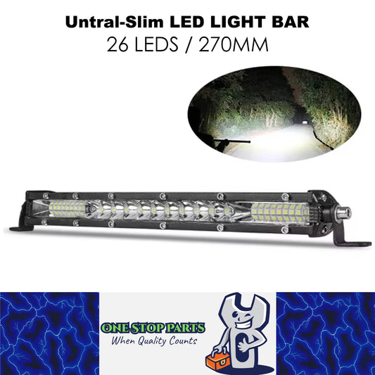 270mm LED Light Bar Spot Flood Driving Lamp Offroad 4WD Truck