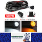 2.8M 12V 40A Wiring Harness Relay Swtitch Kit for 1pc 2 Modes LED Work Light Bar