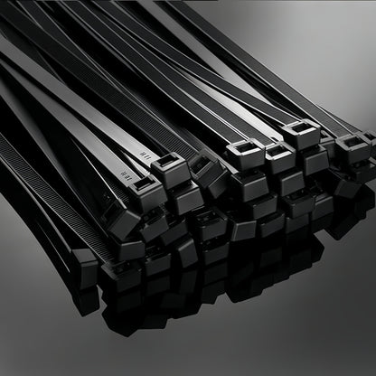 1000 x 150mm Black Cable ties 3.6mm x 150mm Black Plastic Nylon Ties (1000pcs)