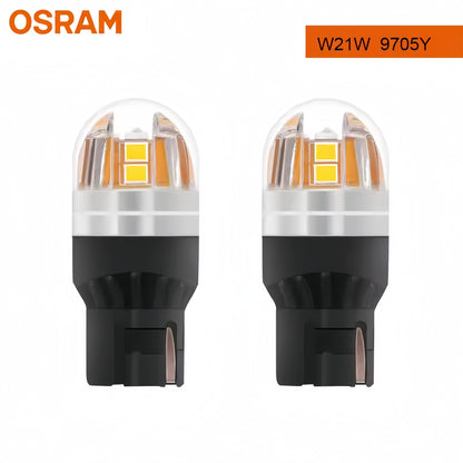 OSRAM T20 7440 LED 12V Yellow WY21W LEDriving SL Advance Osram Orginal T20 Globe