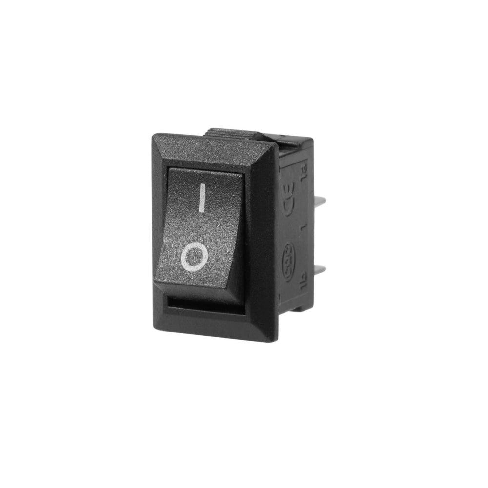 10 x Black Rocker Switches 10x15mm ON/OFF 2 Pin SPST Panel Mount Switches