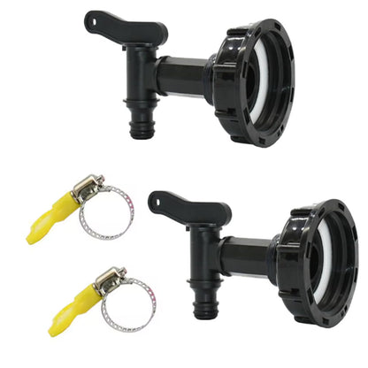 3/4" Thread IBC Tank Tap Adapter S60 to 16mm Hose Drum Garden Barrel Faucet