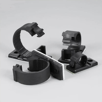50 x Self-Adhesive Cable Clips ID15mm Wire Clamps Cord Holders Cable Organizer