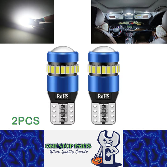 2pcs T10 Cool White 19SMD Canbus LED Bulbs Super Bright 194 W5W T10 LED Globes